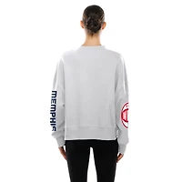 Sweat-shirt New Era blanc Memphis Grizzlies édition City 2025/26 pour femme