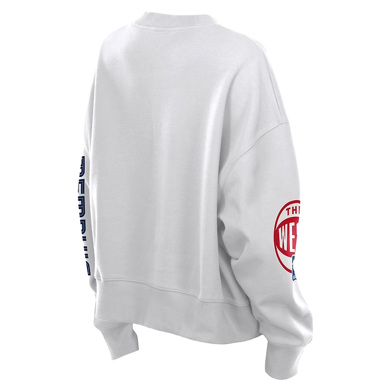 Women's New Era White Memphis Grizzlies 2025/26 City Edition Sweatshirt