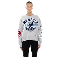 Sweat-shirt New Era blanc Memphis Grizzlies édition City 2025/26 pour femme