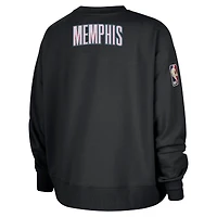 Women's Nike Black Memphis Grizzlies Classic Edition Hardwood Classics Premium Phoenix Fleece Sweatshirt