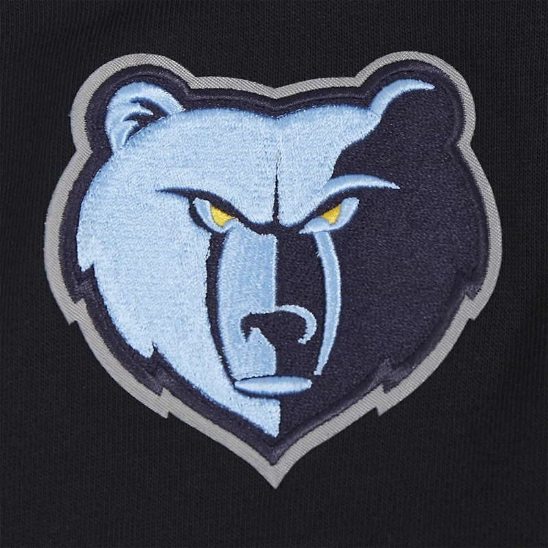 Women's Pro Standard Black Memphis Grizzlies Paint The City Cropped Pullover Sweatshirt