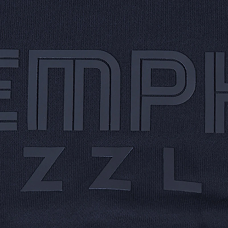 Women's Pro Standard Navy Memphis Grizzlies Jewels Cropped Pullover Hoodie