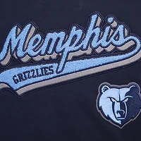 Women's Pro Standard Navy Memphis Grizzlies Script Boyfriend T-Shirt