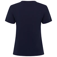 T-shirt Sportiqe bleu marine pour femme, coupe boxy Arcadia des Memphis Grizzlies