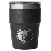 Gobelet empilable Rambler YETI Black Memphis Grizzlies 473 ml avec couvercle Magslider