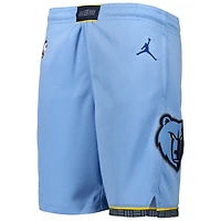 Short Swingman Jordan Brand bleu Memphis Grizzlies Authentic Statement Edition pour jeunes