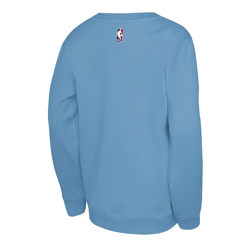 Youth Jordan Brand Light Blue Memphis Grizzlies Courtside Statement Edition Sweatshirt
