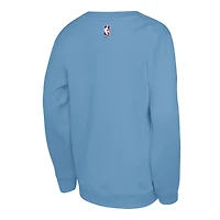 Youth Jordan Brand Light Blue Memphis Grizzlies Courtside Statement Edition Sweatshirt