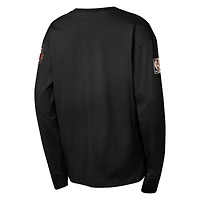T-shirt à manches longues noir Mitchell & Ness pour jeunes Memphis Grizzlies Hardwood Classics