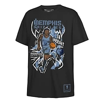 Youth Mitchell & Ness Ja Morant Black Memphis Grizzlies Chalked Up Player T-Shirt