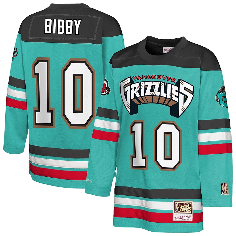 Maillot de hockey tendance Maxxed Out 2.0 Turquoise Memphis Grizzlies pour jeunes Mitchell & Ness Mike Bibby