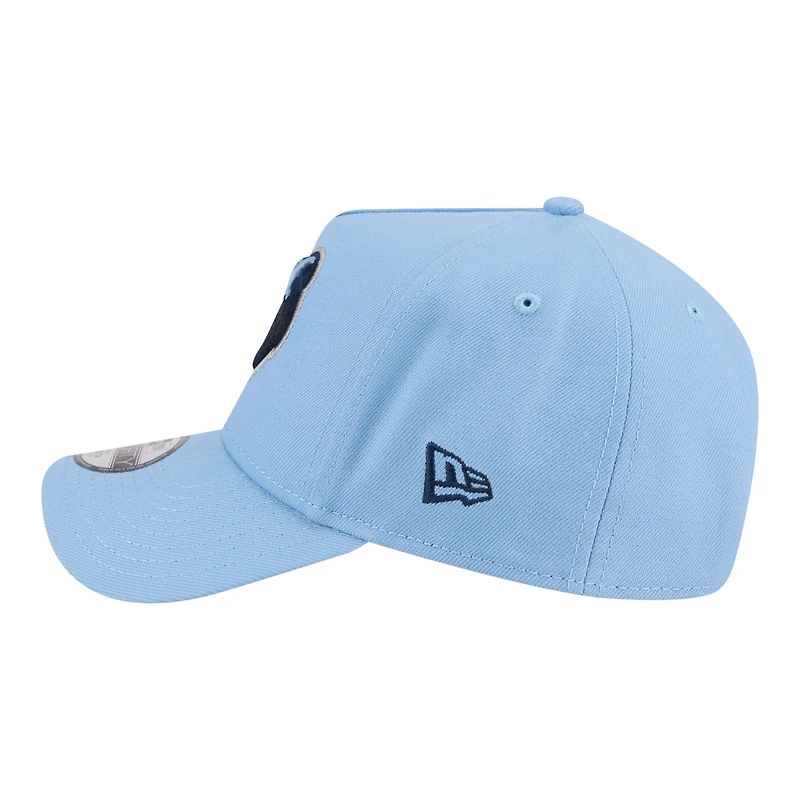 Youth New Era Light Blue Memphis Grizzlies 9FORTY A-Frame Adjustable Hat
