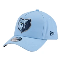 Youth New Era  Light Blue Memphis Grizzlies 9FORTY A-Frame Adjustable Hat