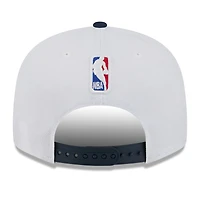 Youth New Era White/Navy Memphis Grizzlies 2025/26 City Edition 9FIFTY Snapback Hat