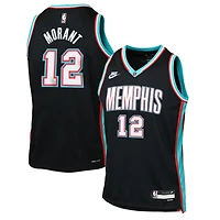 Youth Nike Ja Morant Black Memphis Grizzlies Swingman Jersey - Classic Edition