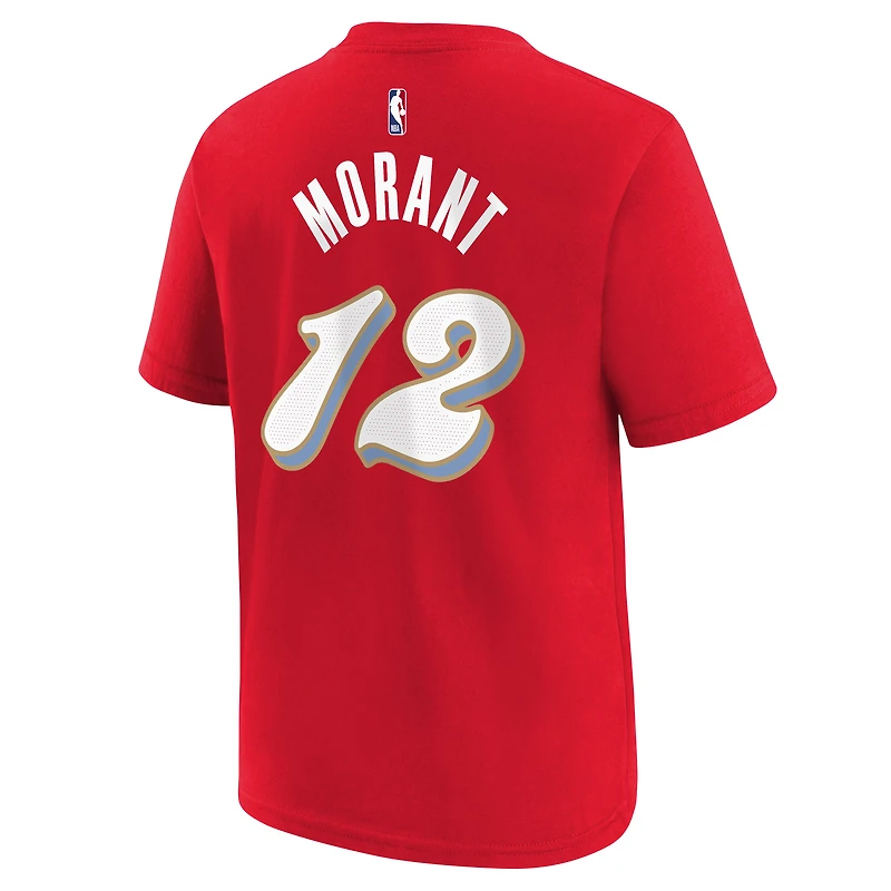 T-shirt Nike Ja Morant pour jeune, édition City 2024/25, nom et numéro, Memphis Grizzlies
