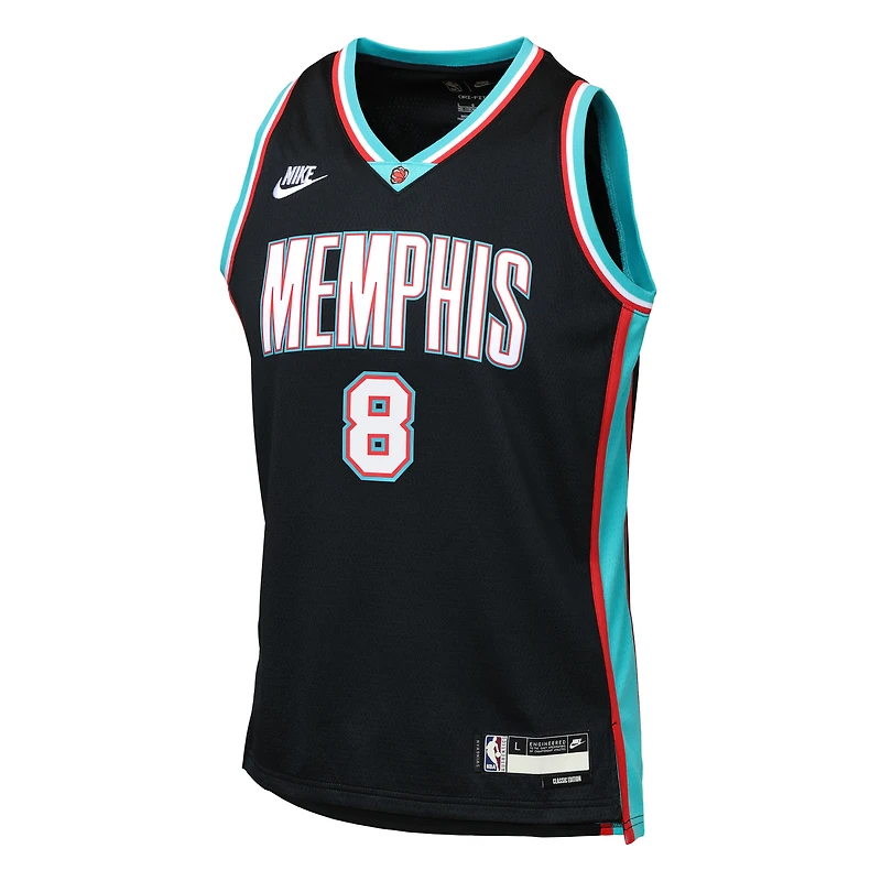 Maillot Nike Swingman Jaren Jackson Jr. noir des Memphis Grizzlies pour jeune - Édition classique