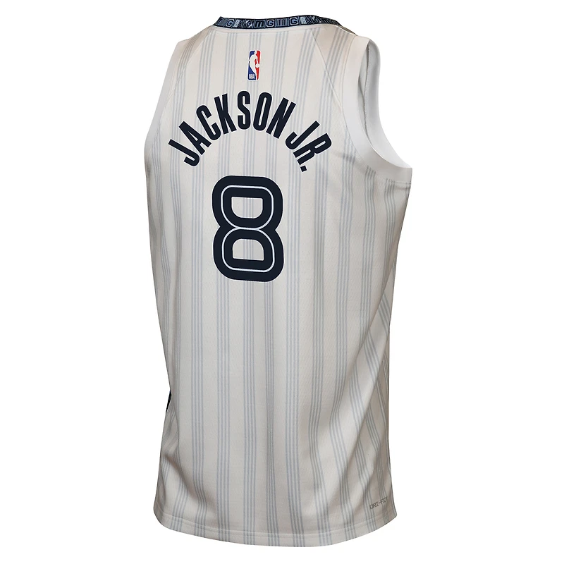 Youth Nike Jaren Jackson Jr. White Memphis Grizzlies 2025/26 City Edition Swingman Jersey