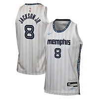 Maillot Swingman Nike Jaren Jackson Jr. blanc Memphis Grizzlies City Edition 2025/26 pour enfant