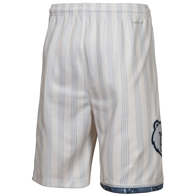 Youth Nike White Memphis Grizzlies 2025/26 City Edition Swingman Performance Shorts