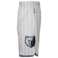 Youth Nike White Memphis Grizzlies 2025/26 City Edition Swingman Performance Shorts