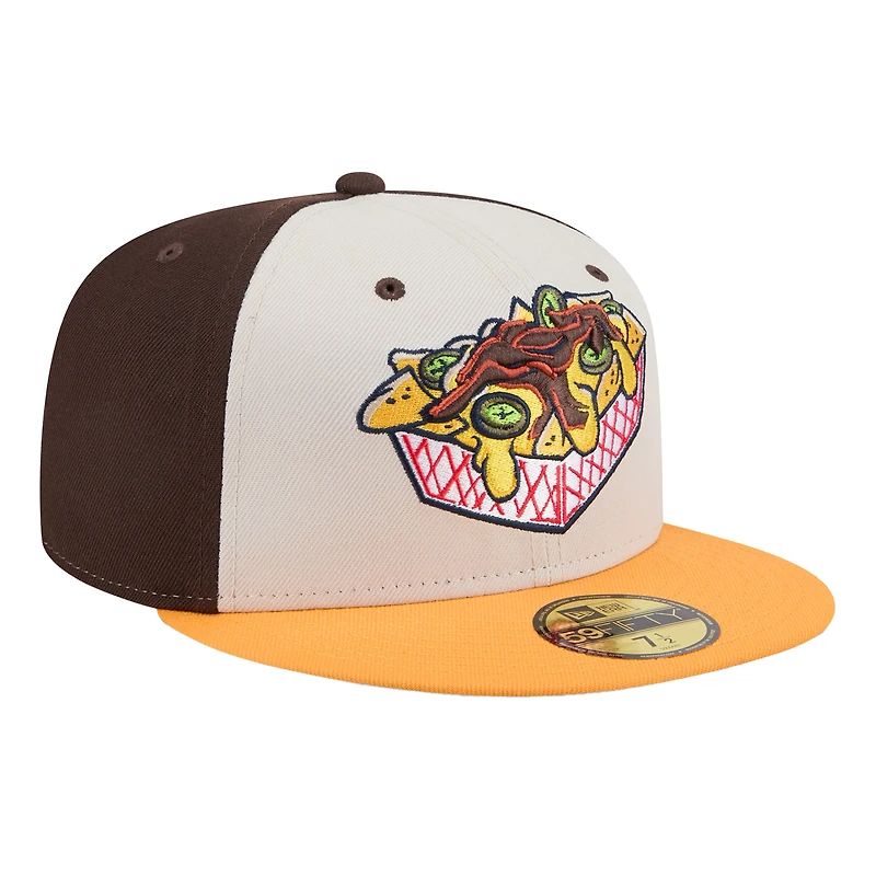 Men's New Era Brown Memphis Redbirds Theme Nights 59FIFTY Fitted Hat
