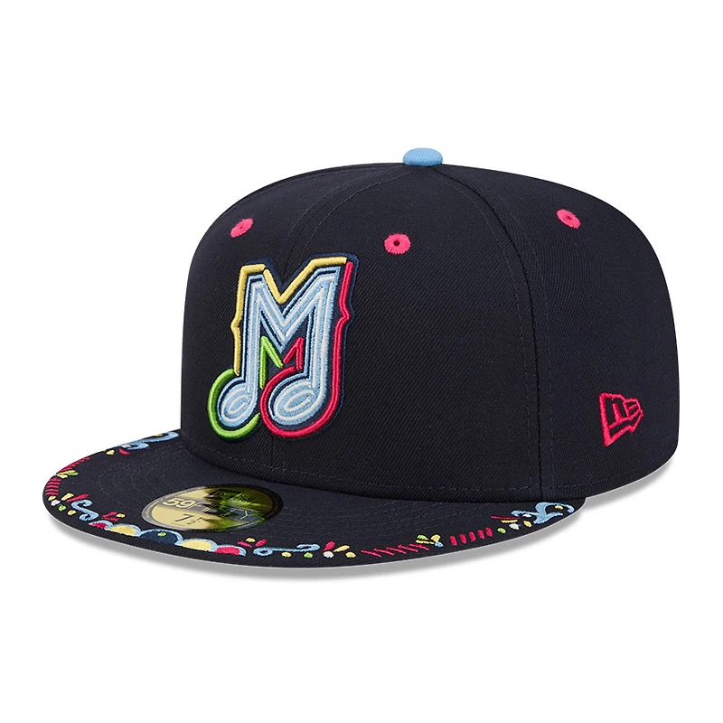 Men's New Era Black Memphis Redbirds 2026 Copa De La Diversion 59FIFTY Fitted Hat