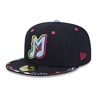 Men's New Era  Black Memphis Redbirds 2026 Copa De La Diversion 59FIFTY Fitted Hat
