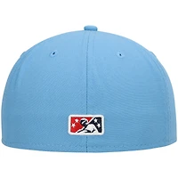 Casquette ajustée 59FIFTY Team Alternate Authentic Collection Memphis Redbirds New Era bleu clair pour homme