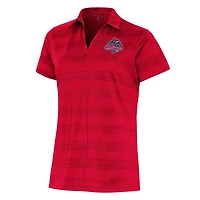 Women's Antigua Red Memphis Redbirds Compass Polo
