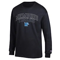 Men's Champion  Black Memphis Tigers Team Long-Sleeve T-Shirt