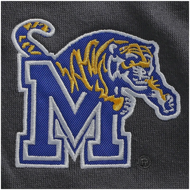 Veste Colosseum Charcoal Memphis Tigers Tortugas Logo Quarter-Zip pour homme