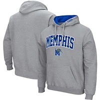Sweat à capuche Colosseum Heather Gray Memphis Tigers Arch & Logo 3.0 pour homme