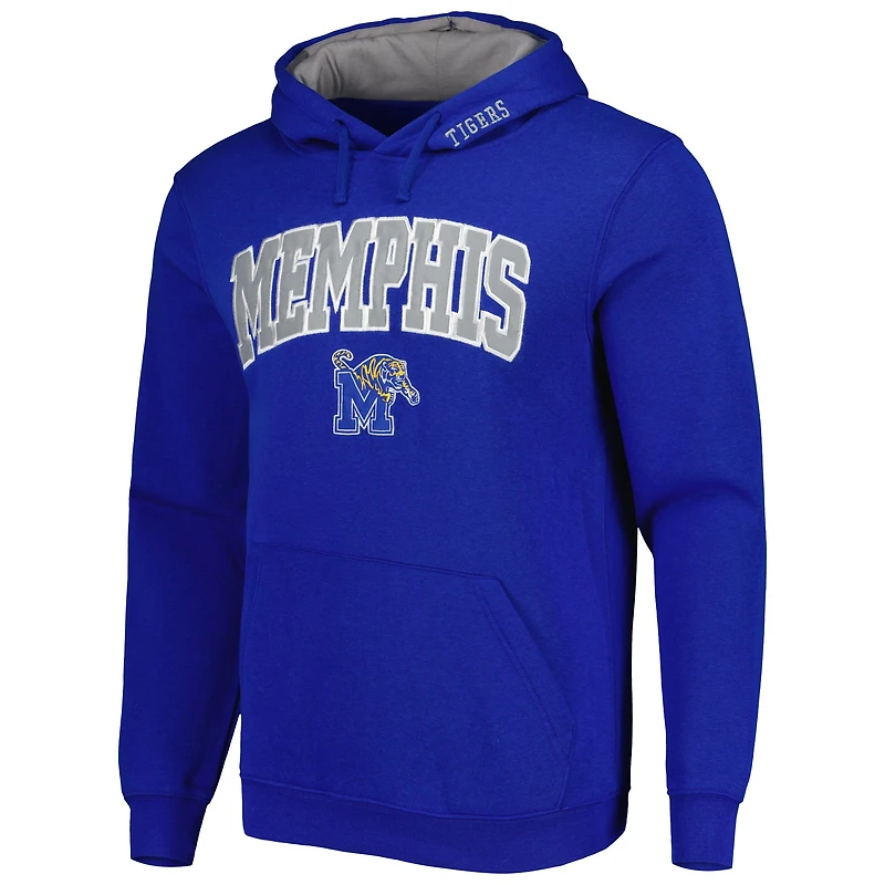 Sweat à capuche Colosseum Royal Memphis Tigers Team Arch & Logo pour homme