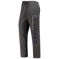 Concepts Sport T-shirt et pantalon mètre anthracite chiné/royal Memphis Tigers pour homme