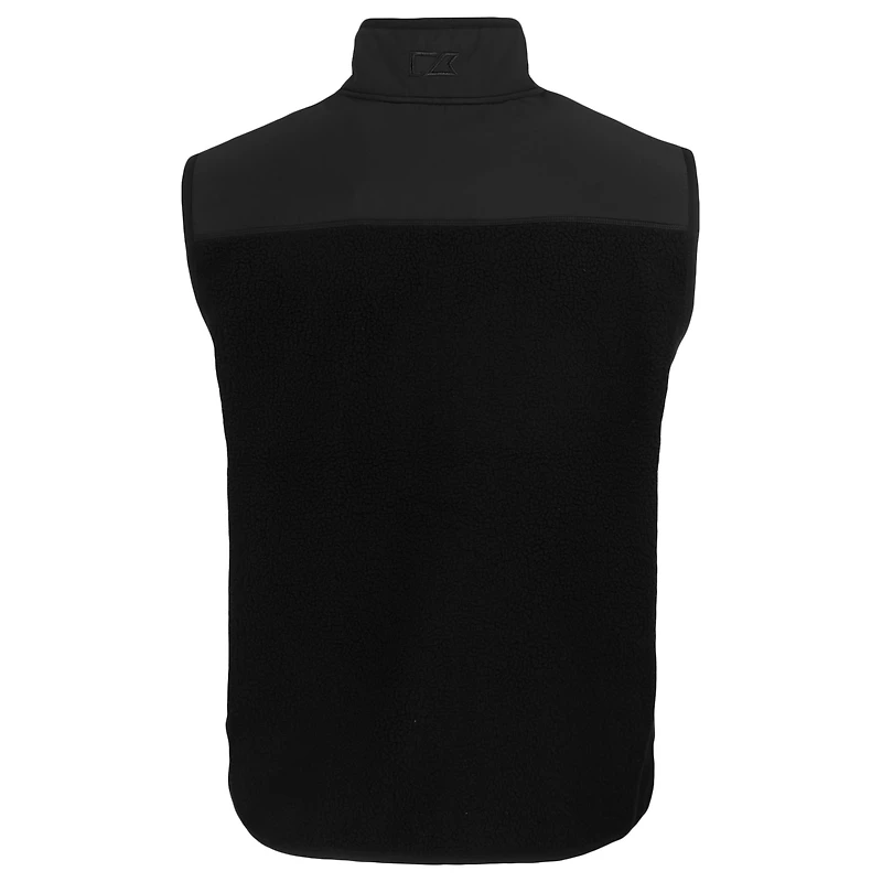 Gilet zippé en polaire Sherpa Cascade Eco pour homme, coupeur et buck, noir, Memphis Tigers, grandes tailles