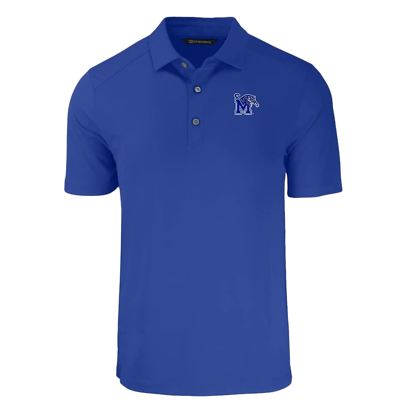 Polo recyclé Forge Eco Stretch pour homme Cutter & Buck Royal Memphis Tigers, grandes tailles