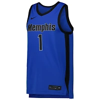 Men's Nike #1 Blue Memphis Tigers Replica Basketball Jersey