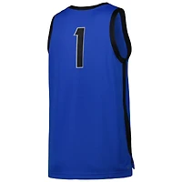 Men's Nike #1 Blue Memphis Tigers Replica Basketball Jersey