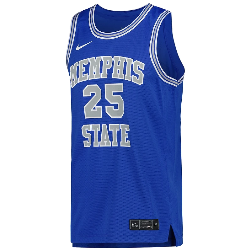 Nike Penny Hardaway Royal Memphis Tigers Retro Performance Maillot de basket-ball pour homme