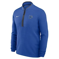 Men's Nike Royal Memphis Tigers Basketball Victory Dri-FIT Half-Zip Pullover