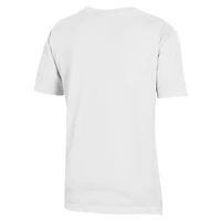 Youth  White Memphis Tigers Logo Comfort Wash T-Shirt