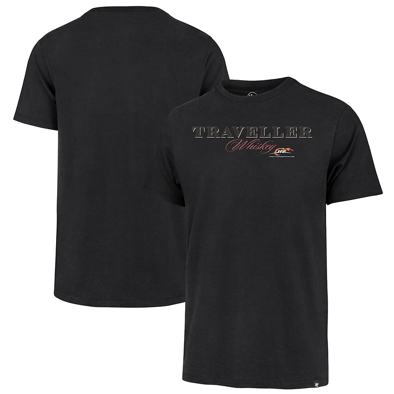 T-shirt noir JR Motorsports Traveller Whiskey pour homme '47