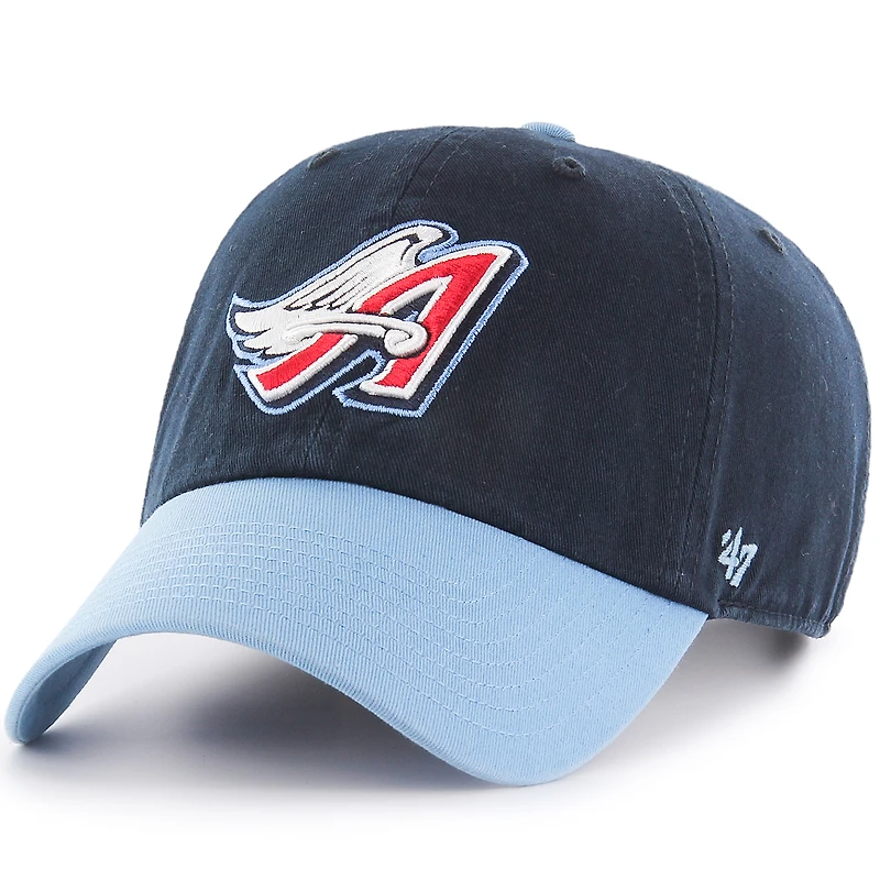 Men's '47 Navy California Angels 1997 Wings Logo Cooperstown Collection Clean Up Adjustable Hat