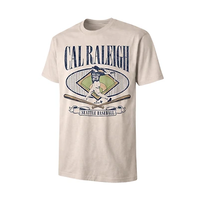 Men's BreakingT Cal Raleigh Natural Diamond Standout T-Shirt