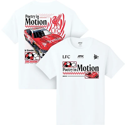 Men's Classic Ink White Chris Buescher Liverpool FC Car T-Shirt