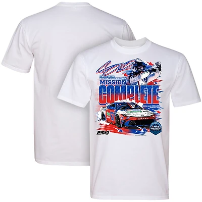 Men's Classic Ink White Corey Heim 2026 Anduril 250 Race Winner T-Shirt