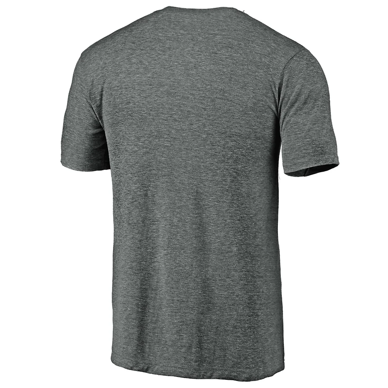 Men's Fanatics Gray New York Yankees vs. Chicago White Sox 2021 Field of Dreams Cornfields & Curveballs Tri-Blend T-Shirt