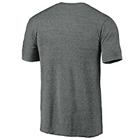 Men's Fanatics Gray New York Yankees vs. Chicago White Sox 2021 Field of Dreams Cornfields & Curveballs Tri-Blend T-Shirt