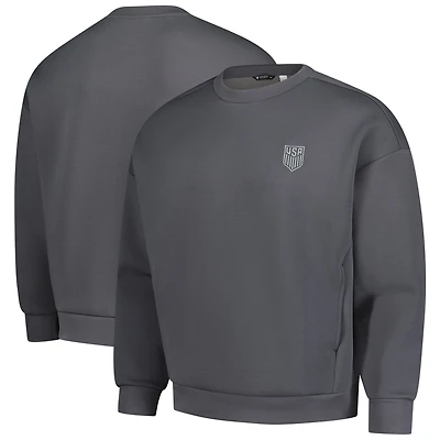 Sweat-shirt à enfiler USMNT Luxe Signature Lineage Tri-Blend pour homme gris Levelwear